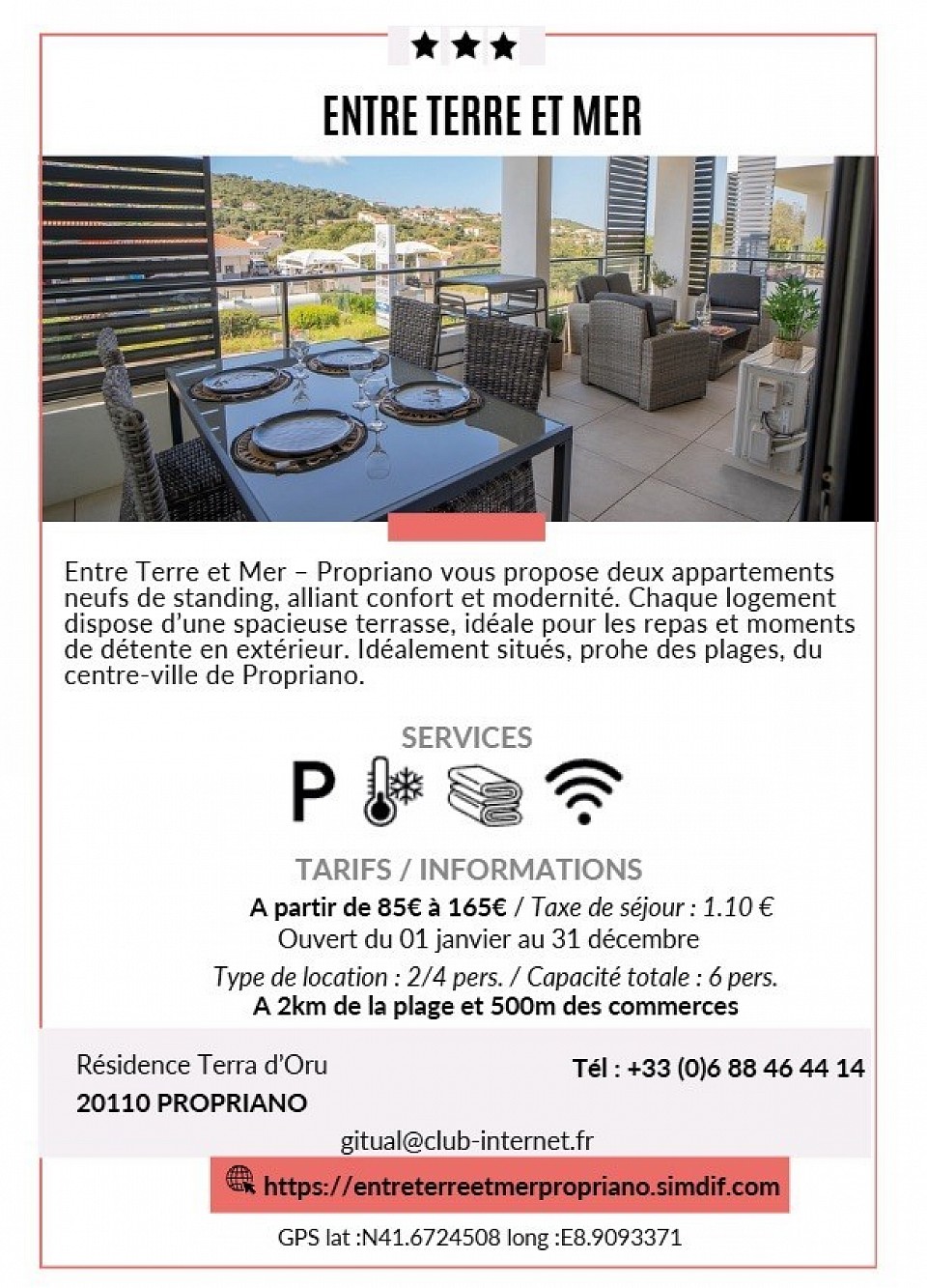 Entre Terre et Mer PROPRIANO